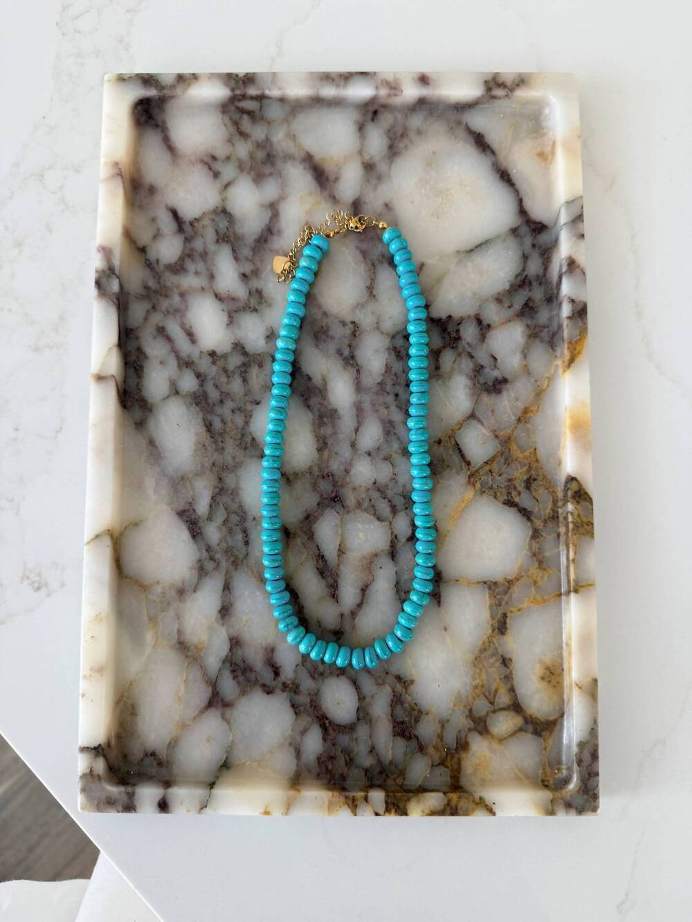 NEW CHANSUTTPEARLS women's hazel necklace in blue